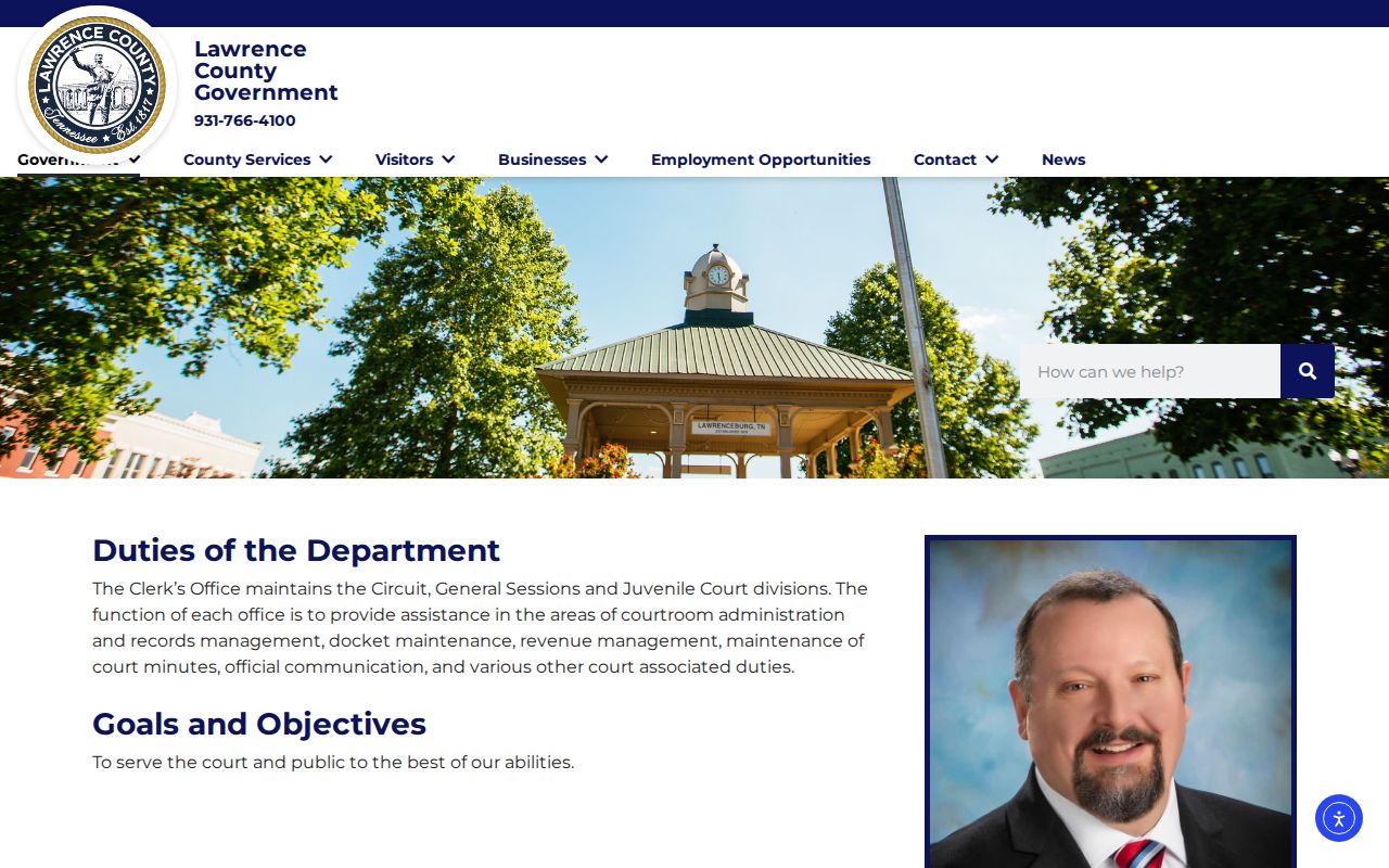 Lawrence County Circuit Court Clerk docket office